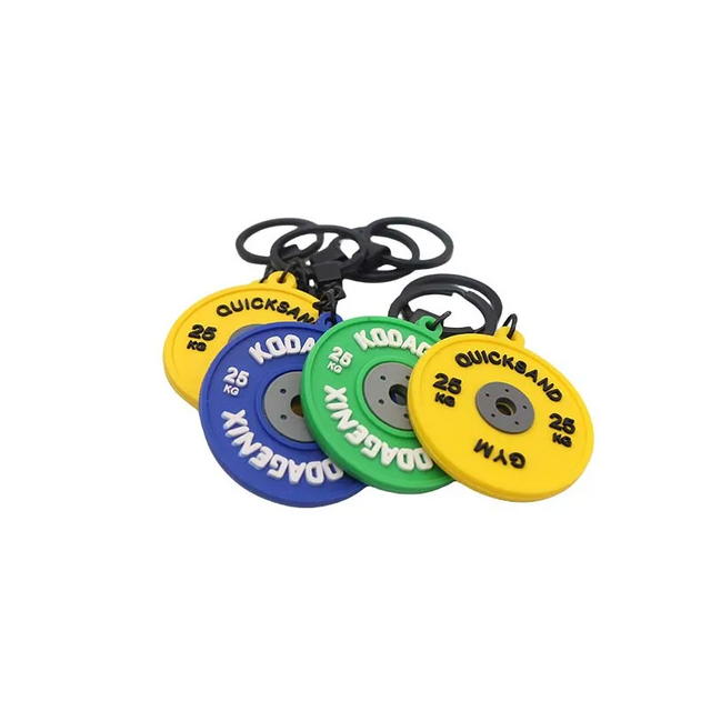 Wsnbwye 20kg Rectangular Weights Plates DIY Sublimation Anime 3D Llaveros CHAVEIRO 7 Hole Weight Plate Keychain