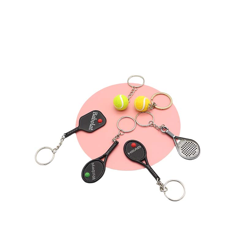 Wsnbwye Padel Panoramique Gift Anime DIY Metal Key Chain Cute Metal Padel Balls Babolat Keychain