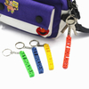 2d 3d Solid Letter Key Chain Custom Logo Rubber Keychains Soft PVC Keychain