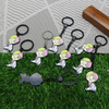 Custom Logo Mini Cute Boy Keyring Zinc Alloy Metal Doll Character Keychain Metal Keychain