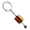 Simulation Model Metal Transmission Turbo Keychain Racer Metal Car Turbo Key Chain Adjustable Transmission Key Chain