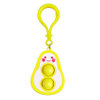 Avocado Bubble Fun Children's Toy Decompression Toys Pendant Avocado Silicone Keychain Avocado