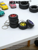 Customized Designer Gift Business Rubber Hankook Keyring Tire Tire-shaped Key Ring Wheel Tyre Rubber Wheel Tire Keychain