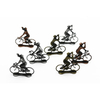 Home Decor Handicraft Marathon Running KeyChains Metal Bicycle Ornaments Fitness Key Ring