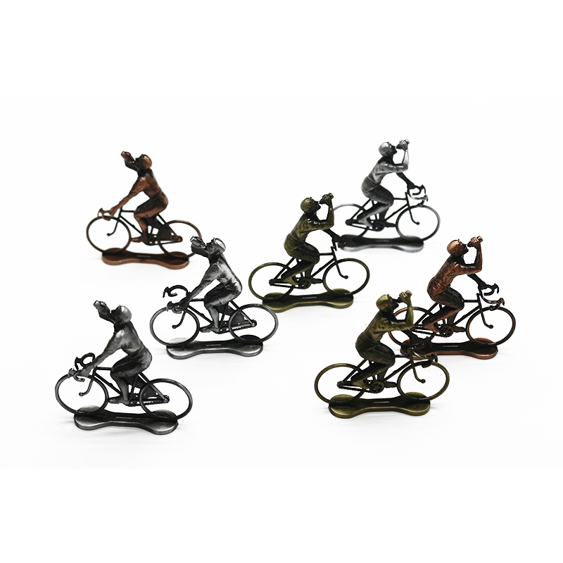 Home Decor Handicraft Marathon Running KeyChains Metal Bicycle Ornaments Fitness Key Ring