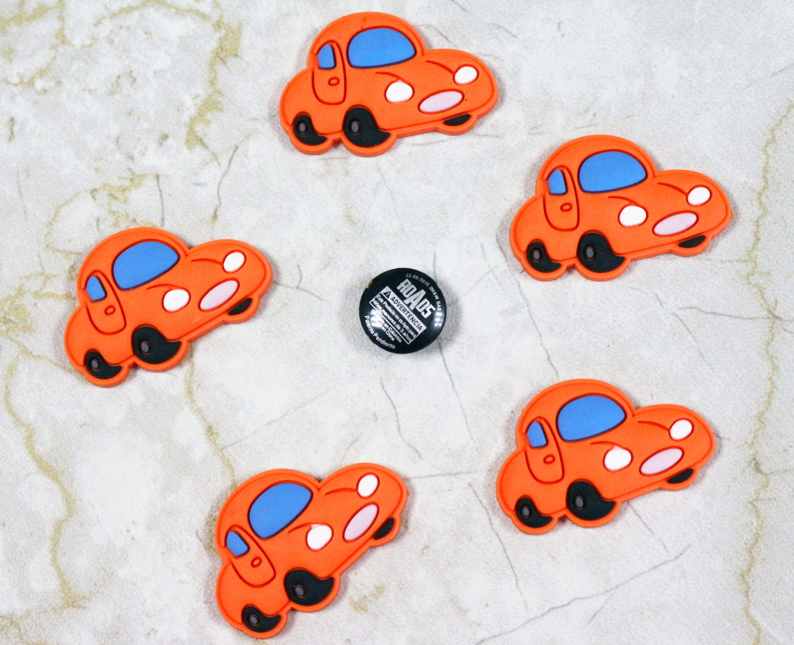 Customized wholesale factory 3D lovely soft PVC fruit shoe clip