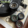 Wsnbwye Outdoor Sports Small And Delicate Soft Rubber 3D Car Tire Keychain Round Car Accessories Wheel for Car Hanger Keychain with A Climbing Hook Backpack Decoration