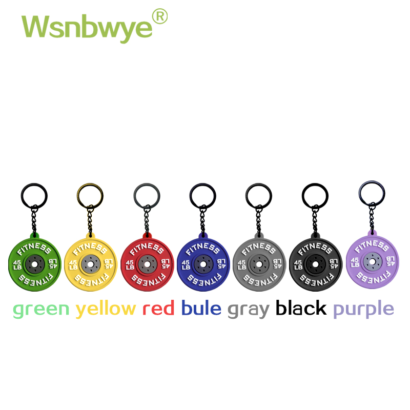 The Colorful Color Series Is Bright And Fashionable Colorful Beaded Beads Are Mixed And Matched with Key Chains And Keychains Fitness Equipment Weightlifting Kettlebells And Key Rings