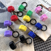 Home Gym Rubber Hex Dumbbell Sets LB Size KG Size Colored Custom-designed Rubber Hexagonal dumbbell Keychain