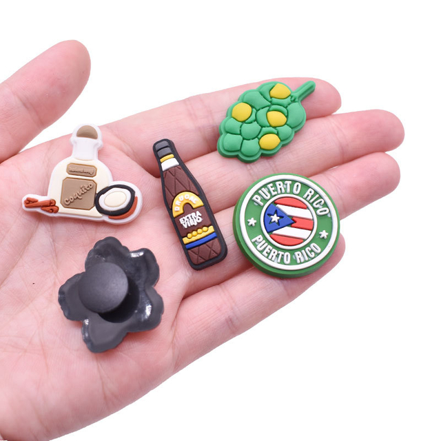 Mexican Food Summer Bubble Shoes Charms Custom