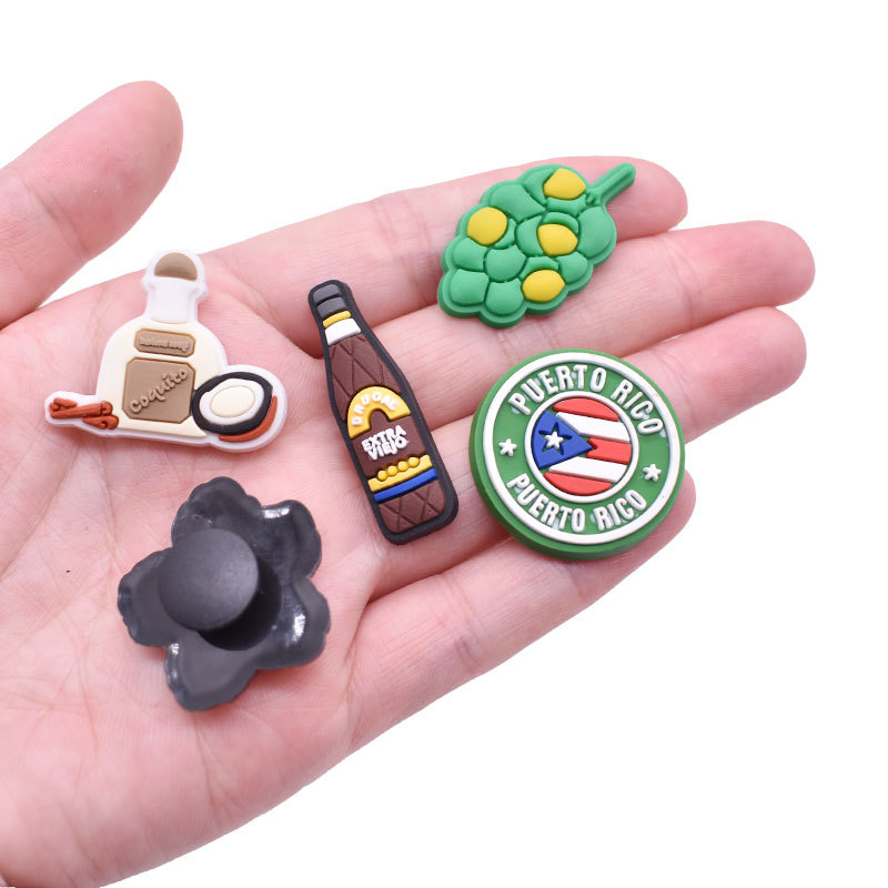 Mexican Food Summer Bubble Shoes Charms Custom