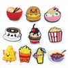 Food Series Shoe Decoration Cartoon Bubble Shoes Charms