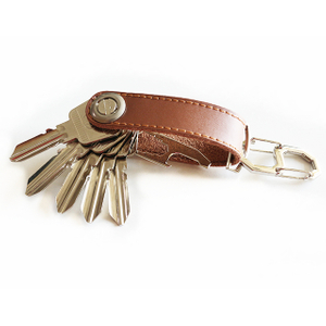 Leather Smart Key Holder Compact Key Organizer With Bottle Opener