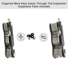 Smart Carbon Fiber Compact Keys Organizer Key Holder