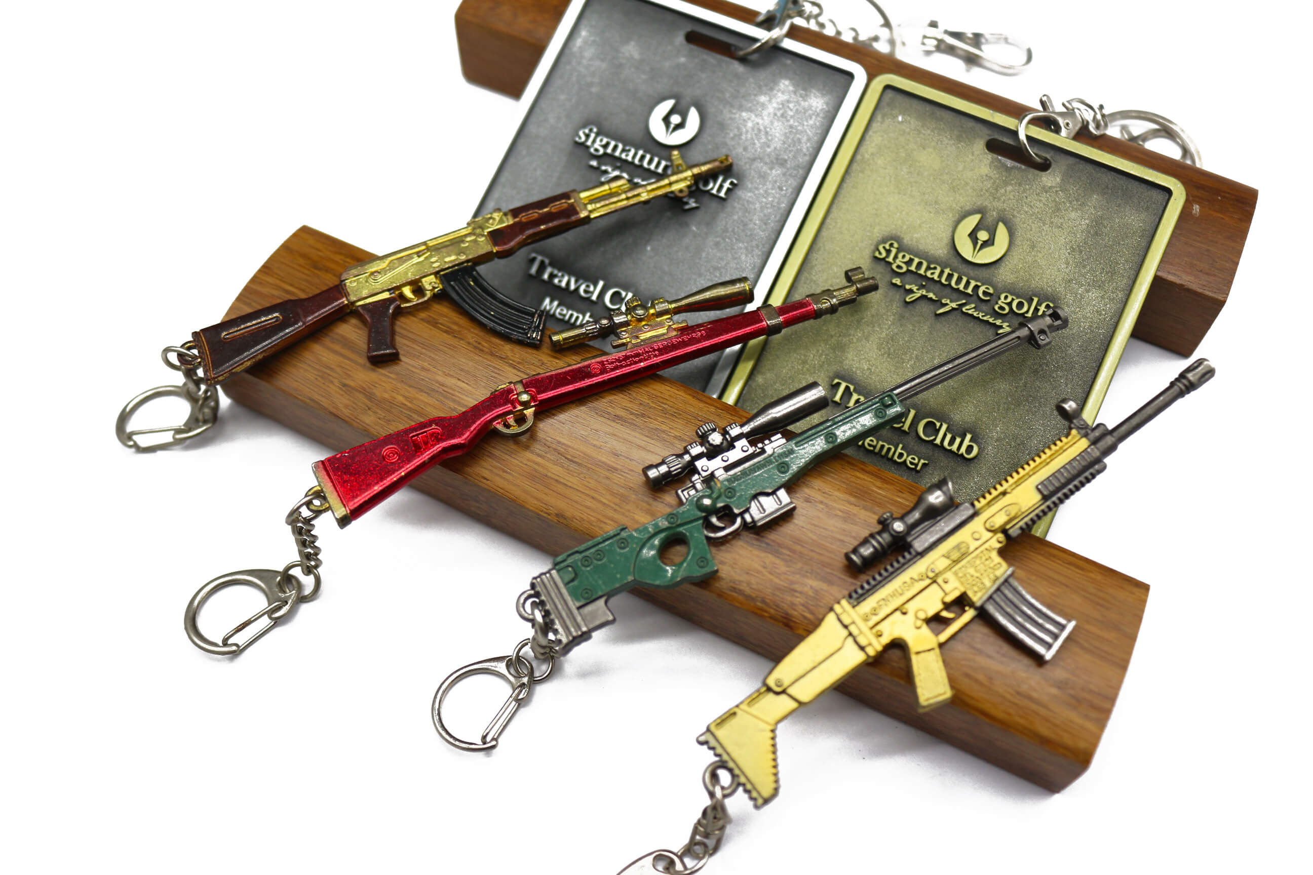 Luxury Metal Keychain Custom Simulation Pistol Gun Keychain