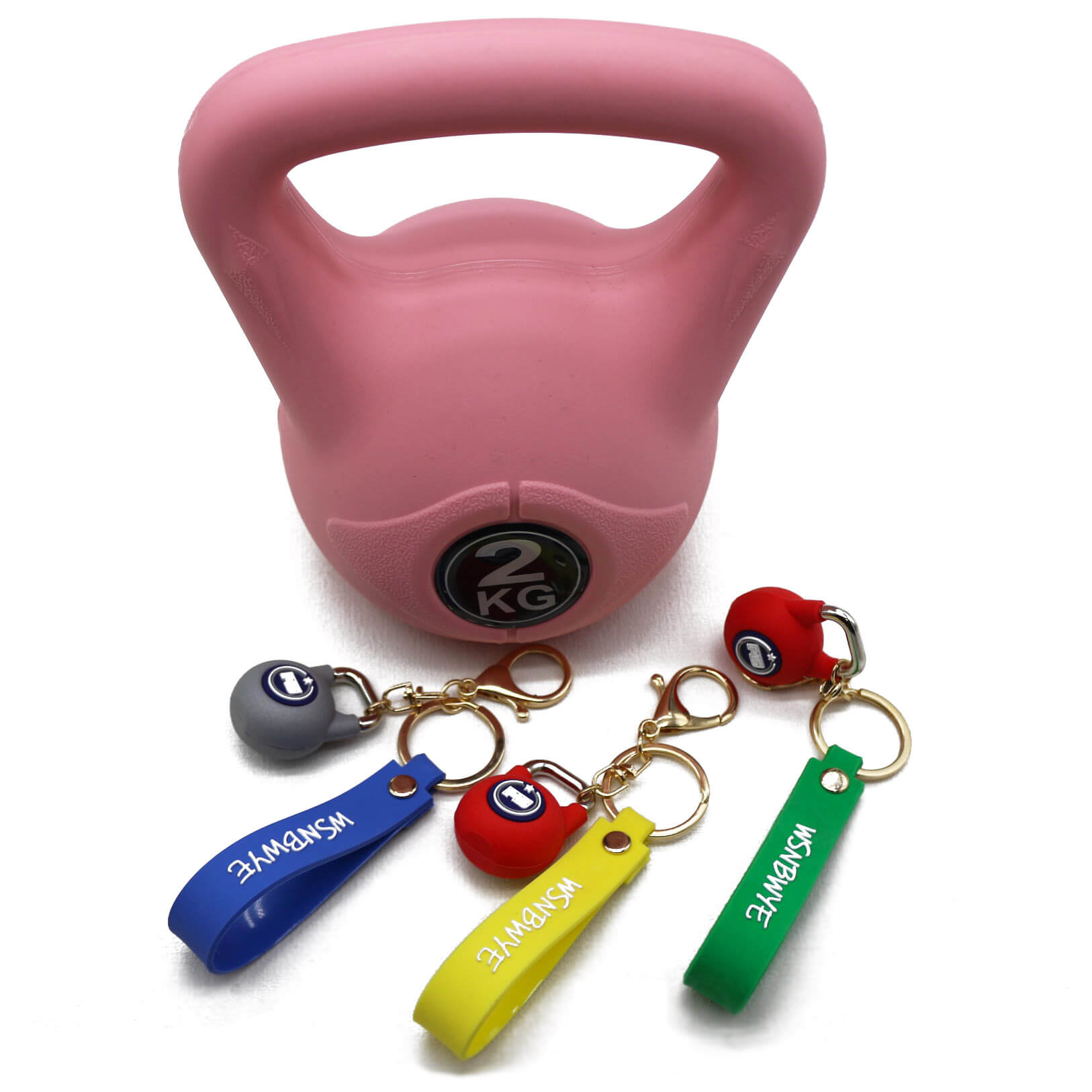 Gym Promotional Souvenir 3D Mini Kettlebell Model Keychain