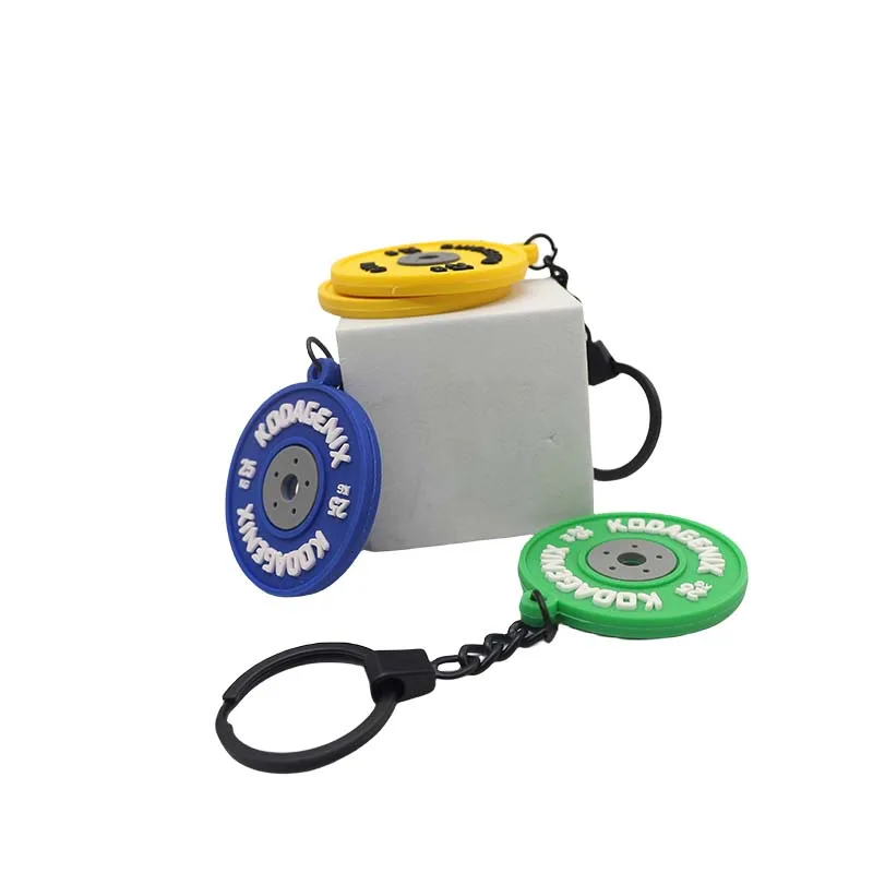 Wsnbwye 20kg Rectangular Weights Plates DIY Sublimation Anime 3D Llaveros CHAVEIRO 7 Hole Weight Plate Keychain