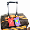 Factory Custom Issued Soft PVC Travel Bag / Handbag Tag