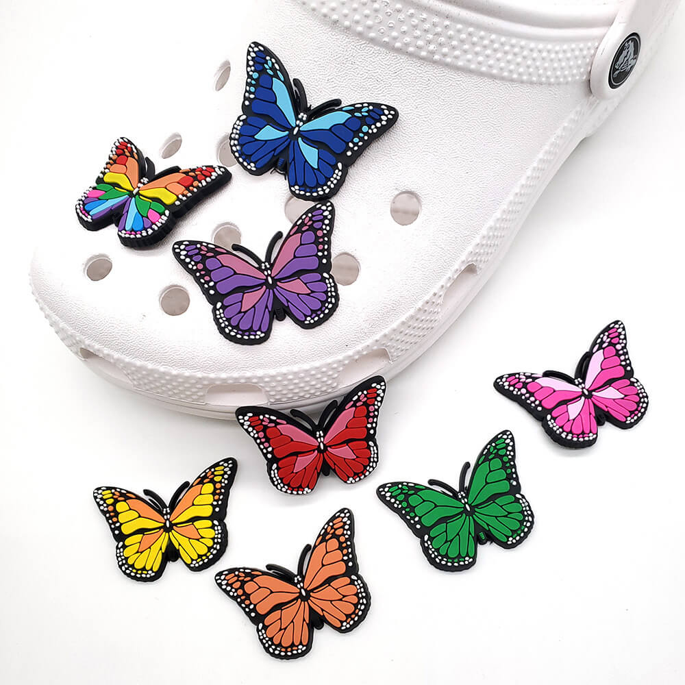 Butterfly Cartoon DIY La Rosa Crocs Charm