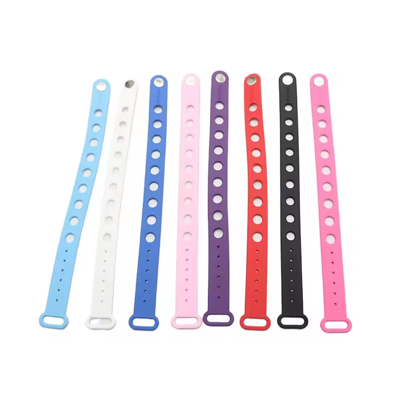Wsnbwye Silicone Anti Mosquito Bracelet Wrist Strap Clip Event Party Custom Wrist Strap Negative Ion Silicon Bracelet