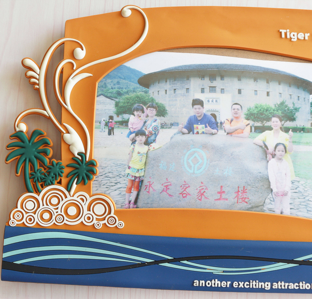 Wholesale custom PVC photo frame photo display desktop decoration