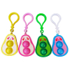Avocado Bubble Fun Children's Toy Decompression Toys Pendant Avocado Silicone Keychain Avocado