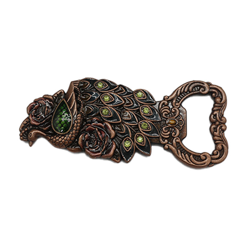 Wholesale No Minimum Custom Tourist Souvenirs Metal 3d Beer Opener Fridge Magnet