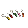 Rubber Keychain Oem Manufacture 2d/3d Logo Key Ring Footprint Wholesale Custom Pvc Keychain Bag Key Chain Set