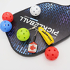Llaveros Wholesale Business Epoxy Resin Drip Design DIY Metal Custom Paddle Keychain