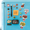 Winsnbwye promotion NFC refrigerator with European resin refrigerator door magnetic strip 3D travel souvenir