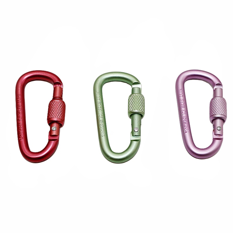 Business stainless steel spring buckle hook buckle keychain hook buckle pentachlorophenol mountaineering keychain