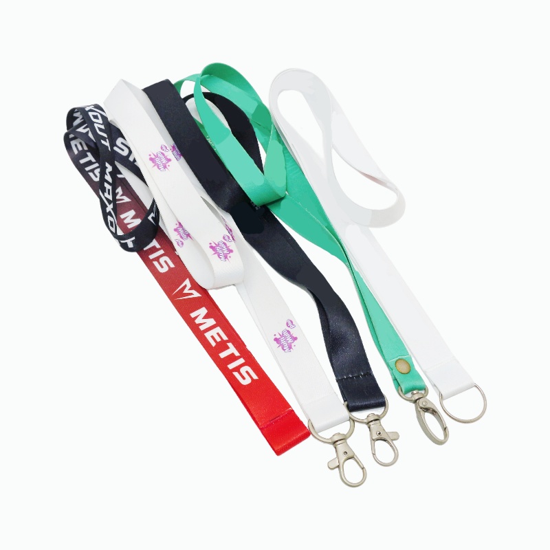 Winsnbwye lanyard custom manufacturer wholesaler personalized white keychain with polyester keychain suitable for keychains