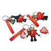 New Arrival Soft Pvc Keyring Accessories Croc Charms Keychain Croc Keychain Wholesale 3d Bad Bunny Glowing In Night Keychain