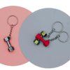 Hot Fashion Metal Keychain Mini Dumbbell Discus Barbell Key Ring Men Key Ring Couple Keyfob Accessories 