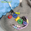3piece Wsnbwye Creative Fitness Theme Kettlebell Dumbbell Piece Kettle 3-in-1 Key Weightlifting Outdoor Keychain Board Sports Style Multi-functional Fashion Practical Buckle for Backpack Hanging Gifts