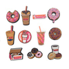 Donut Milk Tea Series Shoe Decoration Cute Shoe Charms