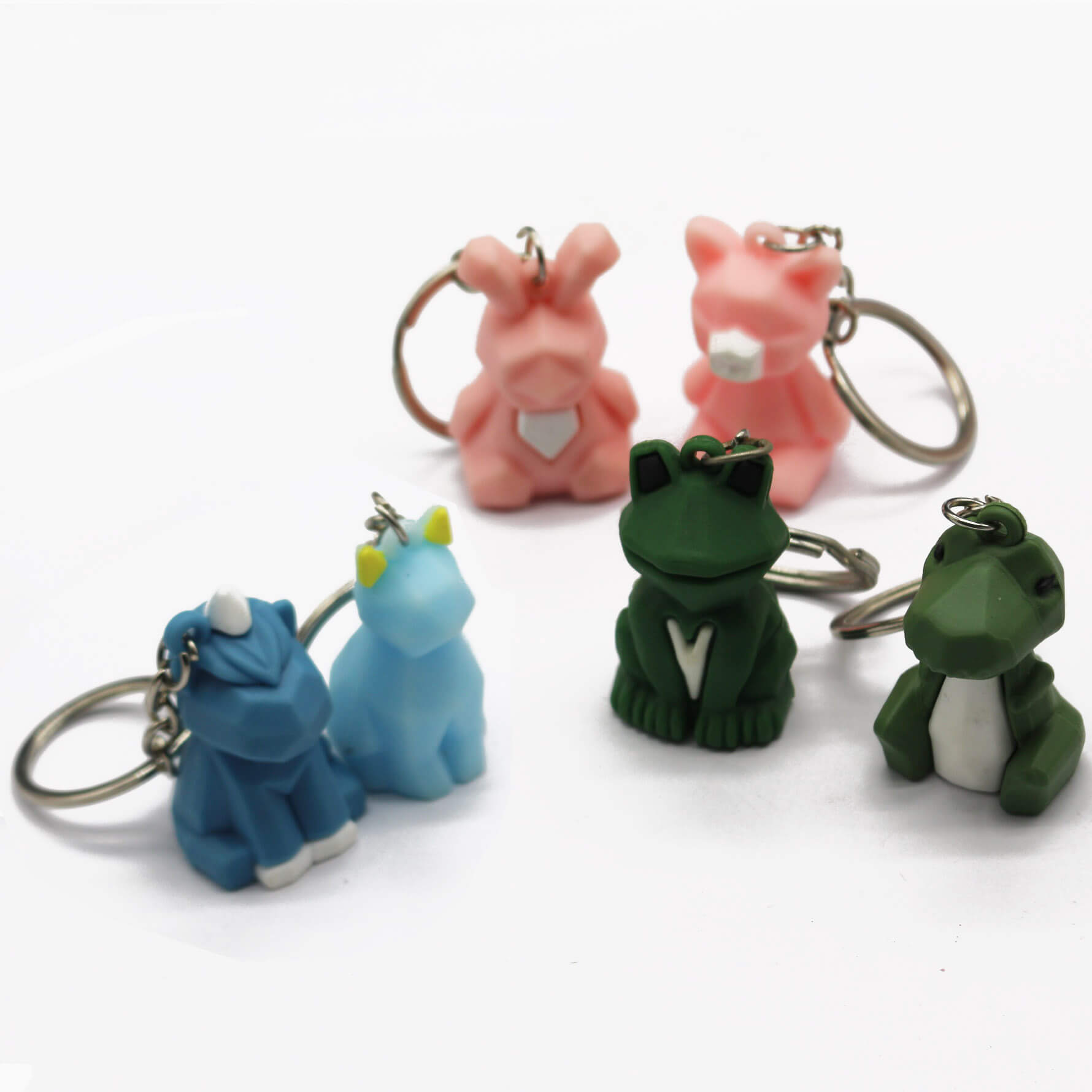 Three-dimensional Cartoon Animal Key Chain Cute Bear Key Chains