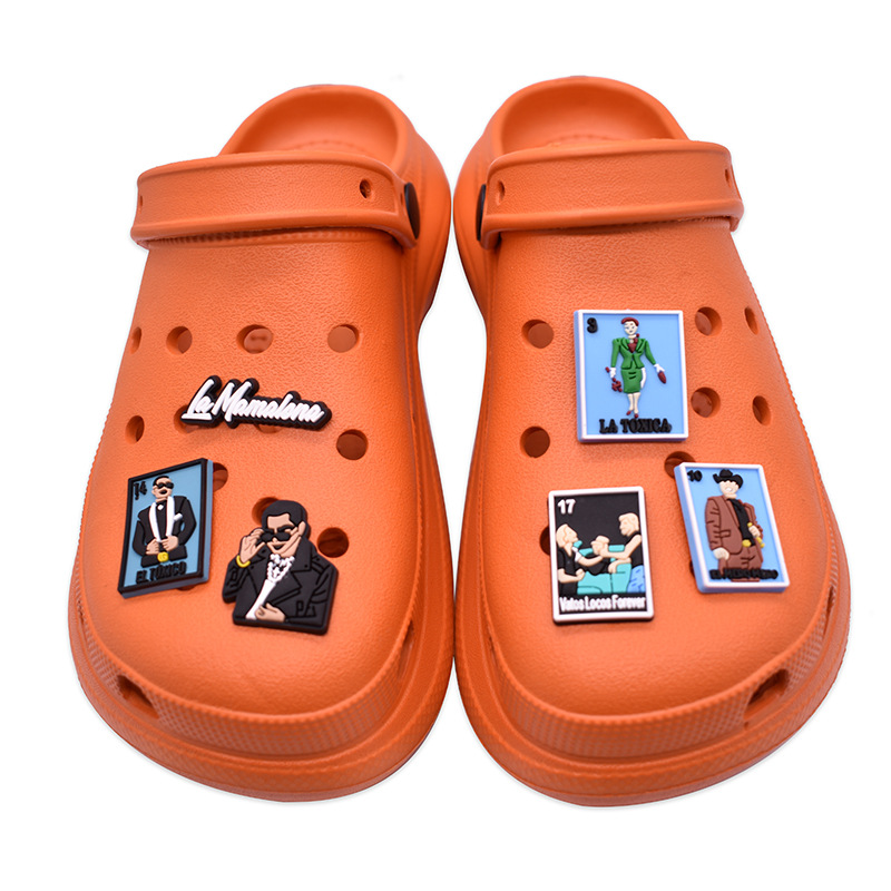 Mexican Rocker Pop Shoes Charms for Bubble Shoes