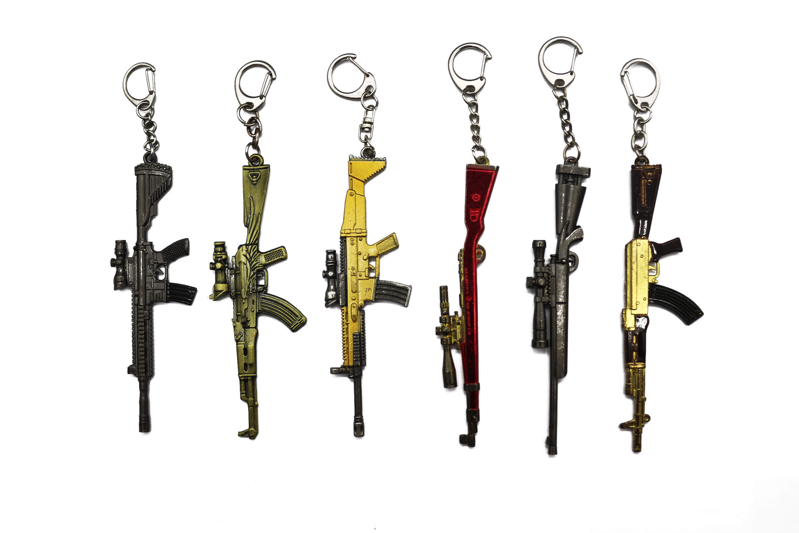 Luxury Metal Keychain Custom Simulation Pistol Gun Keychain
