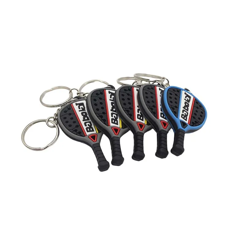 Wsnbwye Raqueta Padel Babolat Racket Gift Anime DIY Rubber Key Chain Cute Rubber Padel Balls Babolat Keychain