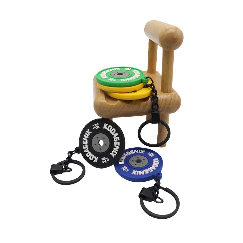 Wsnbwye 20kg Rectangular Weights Plates DIY Sublimation Anime 3D Llaveros CHAVEIRO 7 Hole Weight Plate Keychain