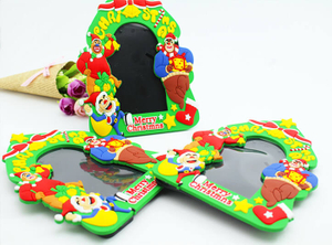 Christmas Series Plastic Promotional Gifts 3D Pvc Photo Frames