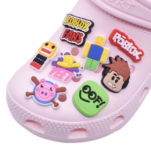 Custom Logo Croc Charms Cartoon PVC Shoe Charms Crocs