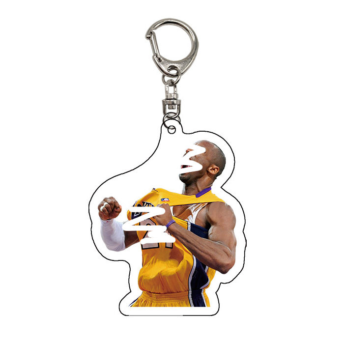 Basketball Star Peripheral Keychain Transparent Acrylic Pendant Keychain Acrylic