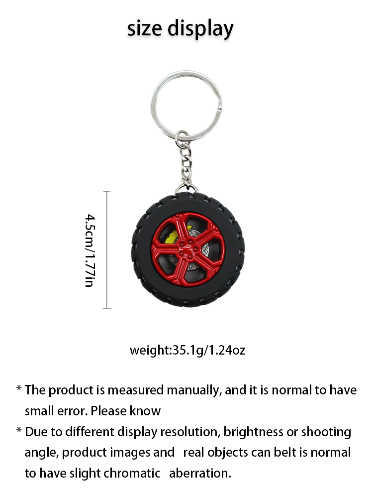 Customized Designer Gift Business Rubber Hankook Keyring Tire Tire-shaped Key Ring Wheel Tyre Rubber Wheel Tire Keychain