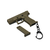 Custom Gun Keychain Mini Pistol Shape Tactical Keychain Plastic Key Ring Holder Portable Key Chain