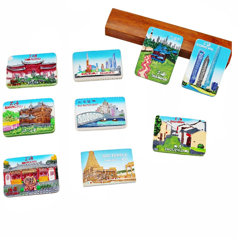 Wsnbwye promotion NFC refrigerator sticker travel personalized refrigerator sticker 3D magnetic strip suitable for refrigerator DIY refrigerator sticker