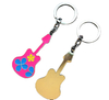 Hot Selling High Quality Custom Guitar Shape Metal Key Chains