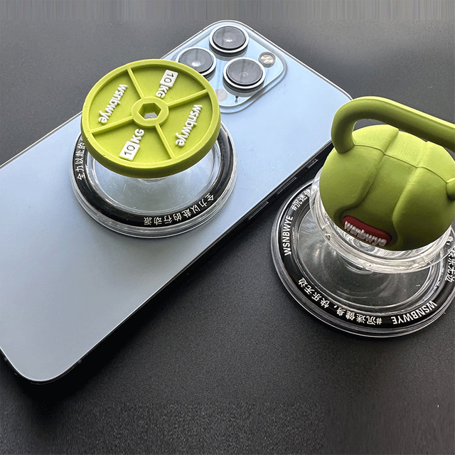 Custom Promotion Fitness Equipment Weightlifting Dumbbells, Kettlebells Airbags Mobile Phone Holders