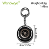 Custom Promotion Innovative Simulation PVC Motorbike Car Wheel 3D Rubber Truck Tire Keychain Tyre Key Chain Rubber Tire-shaped Car Wheels Keychain 
